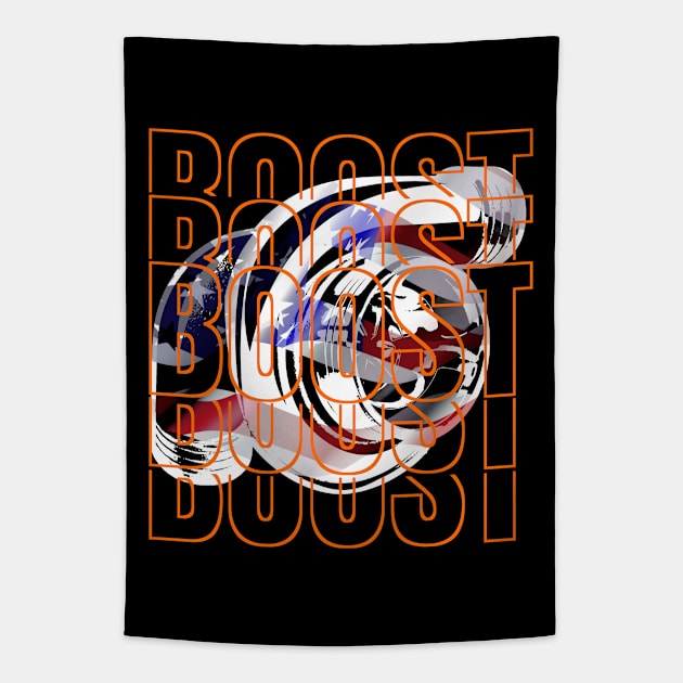 Turbo Boost Diesel Truck Muscle Car Euro Tuner Diesel Mechanic Tapestry by CharJens