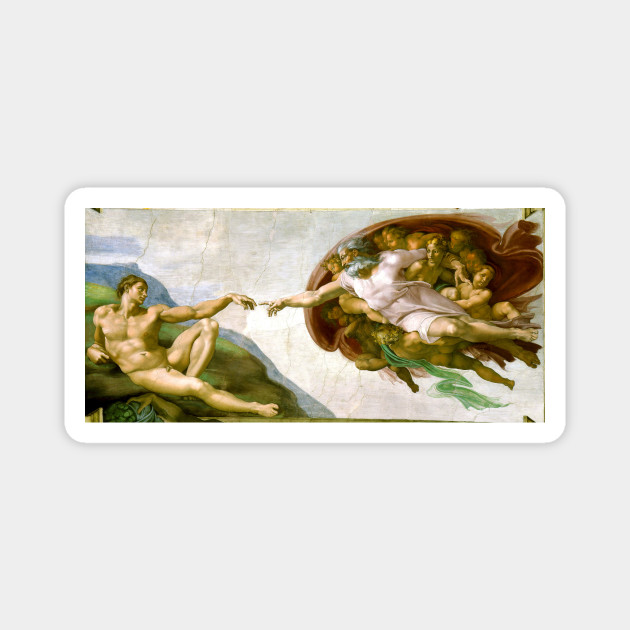 The Creation Of Adam Painting By Michelangelo Sistine Chapel