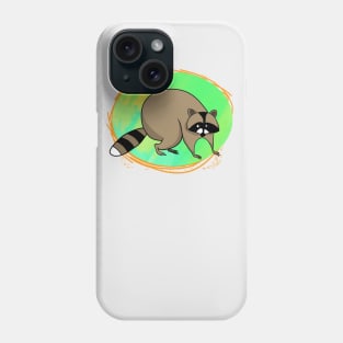 The usual life of a raccoon Phone Case