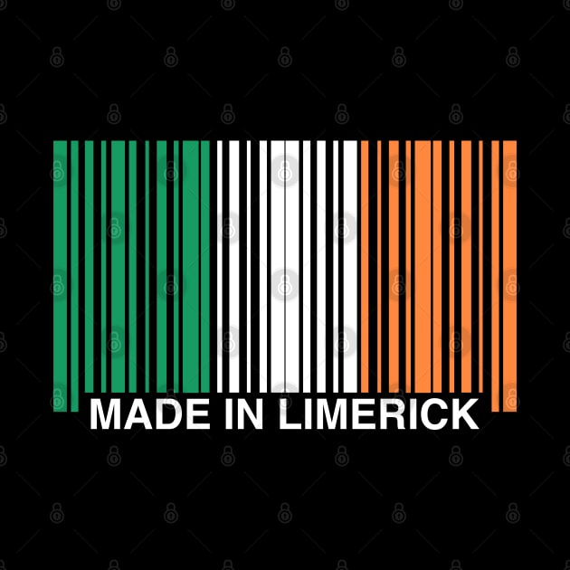 Made in Limerick Ireland Funny Irish Barcode by GiftTrend