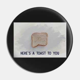 Here's a toast to you Greeting Card Pin