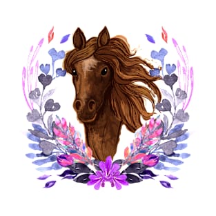 Horse wreath T-Shirt