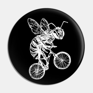 SEEMBO Bee Cycling Bicycle Cyclist Bicycling Biking Fun Bike Pin