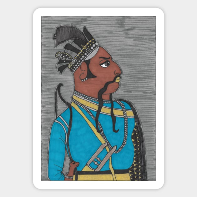 Rawat MAHA SINGHJI, Thakur of Kanore - Jay Snelling - Sticker | TeePublic