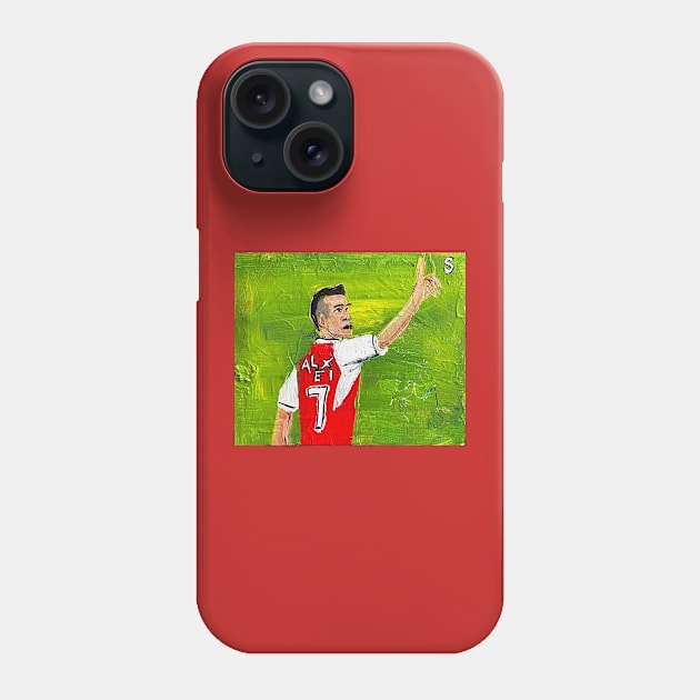 Alexis Sanchez Phone Case by ElSantosWorld