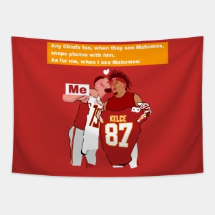 Chiefs fans Tapestry