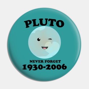 never forget pluto 1930-2006 Pin