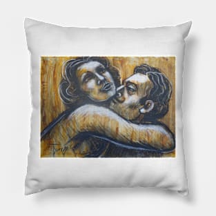 Lovers - I Love You To The Moon And Back Pillow