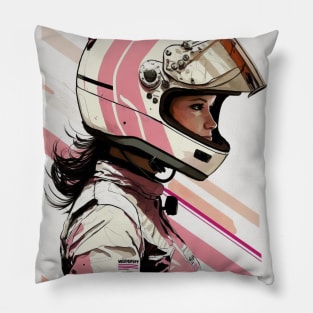 Racer Girl Pillow