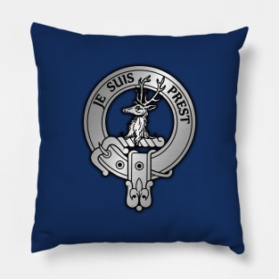 Clan Fraser Crest & Tartan Pillow