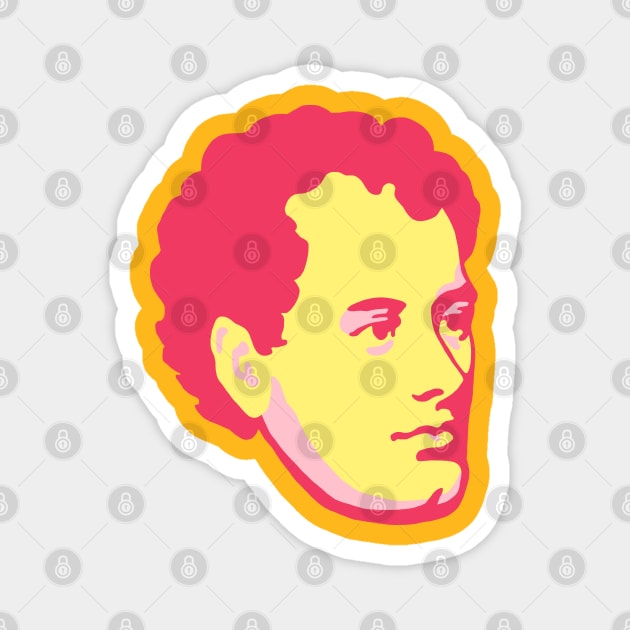 Lord Byron Bubblegum Magnet by Slabafinety