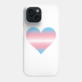 Trans Heart Phone Case