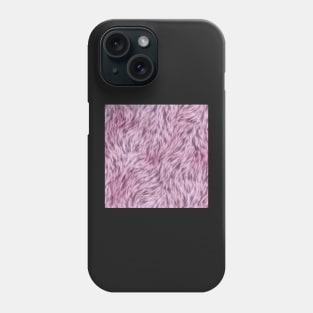 Rose Pink Fur Design Phone Case