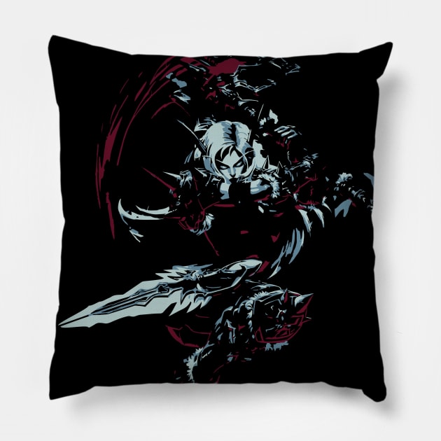 Death knight Pillow by IamValkyrie