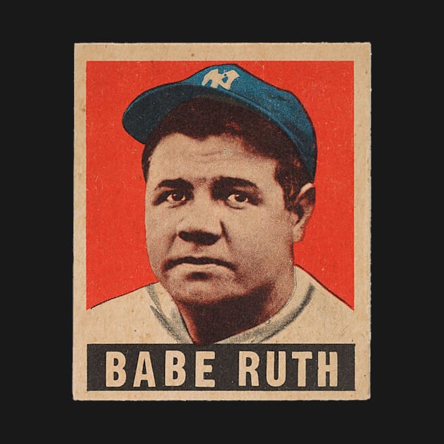 Babe Ruth 1948 Leaf Baseball Card by BlackBoxHobby