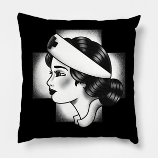 Nurse Tattoo traditional Pillow