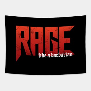 Rage Like A DnD Barbarian Tapestry