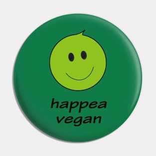 happea to be vegan Pin