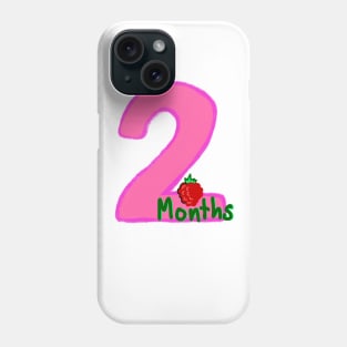 Pregnancy period and fruit size : 2 months preggo Phone Case