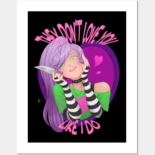 Buy Demon Girl Anime Girl Poster Vertical Online in India 
