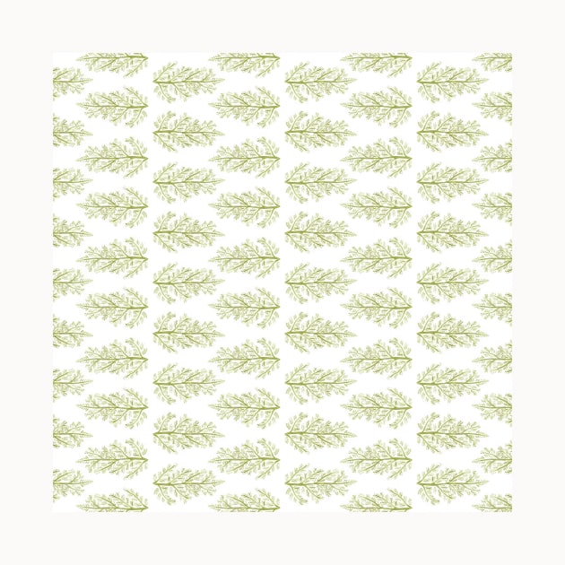 Green Fern - Pattern by crumpetsandcrabsticks