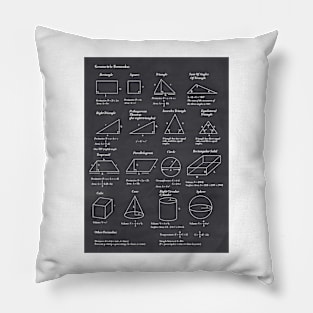 Geometric Formulas Pillow