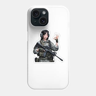 Tactical Girl Phone Case