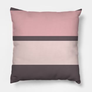 An exquisite mixture of Dirty Purple, Spanish Gray, Pale Pink and Soft Pink stripes. Pillow