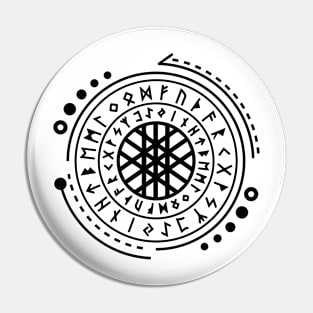 Web of Wyrd | Norse Pagan Symbol Pin