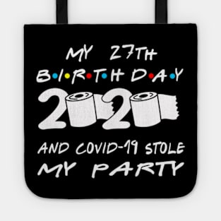 27th Birthday Quarantine Tote