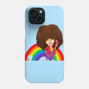 Ladybird Fancypants with Rainbow! Phone Case