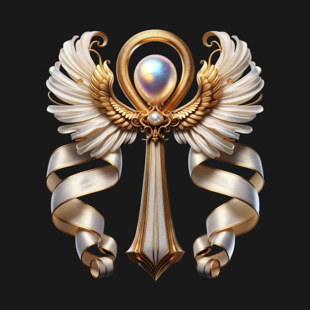 Wings of Divinity Ankh - Version 1 by AurumBrand