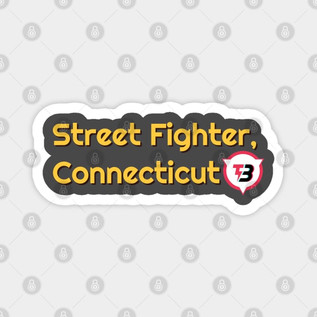 Street Fighter Connecticut Magnet by OfCourse