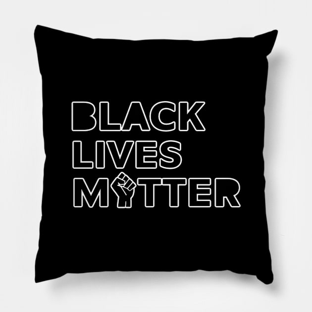 Black Lives Matter Pillow by Shelly’s