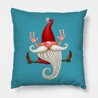 Santa Claus Happy jump Pillow