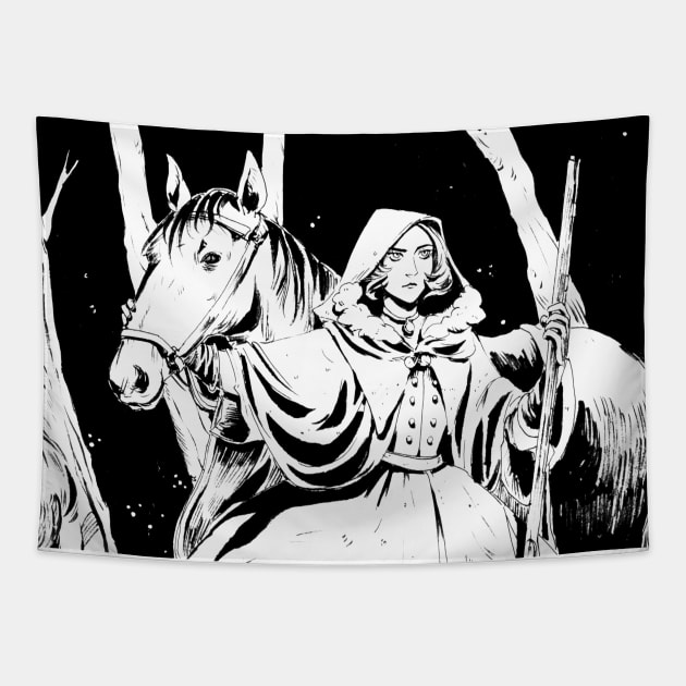 Huntress Tapestry by lacont