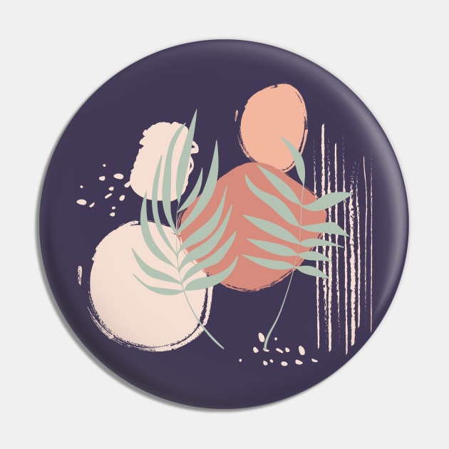 Abstract shapes dots and plants digital design illustration Pin by My Black Dreams