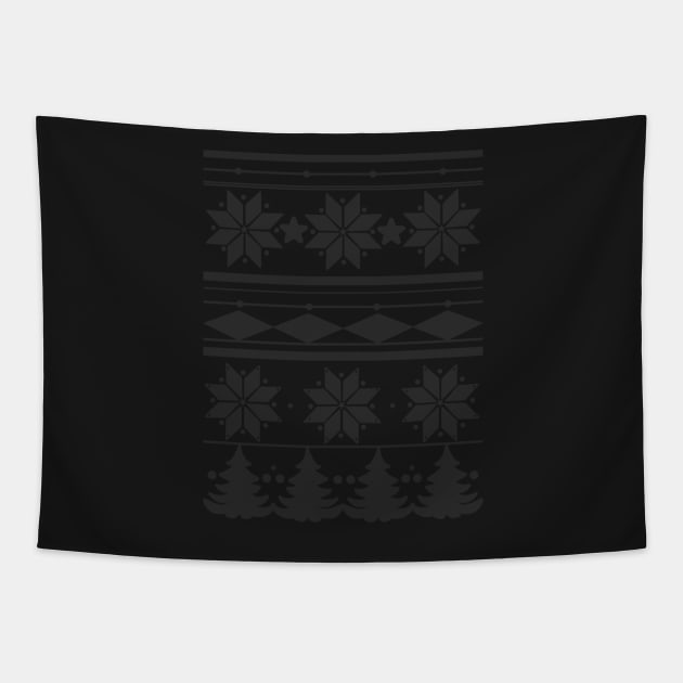 Cosy Winter Pattern Tapestry by panco