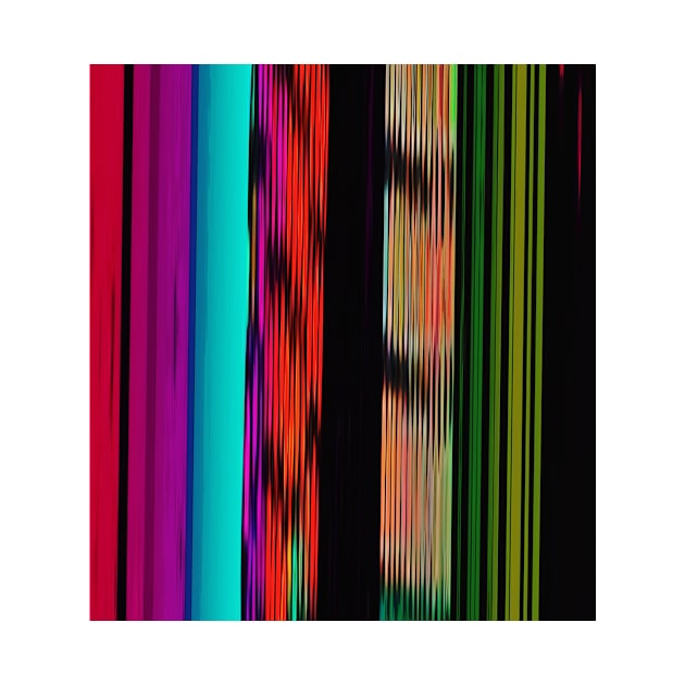 Colorful Stripes 717 Abstract Art by Korey Watkins