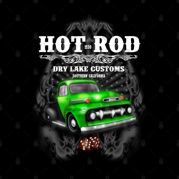 Hot Rod Custom Vintage Truck by hardtbonez