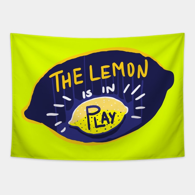 The lemon is in play Tapestry by SallySparrow