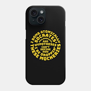I Bomb Atomically (Lyrics) Phone Case