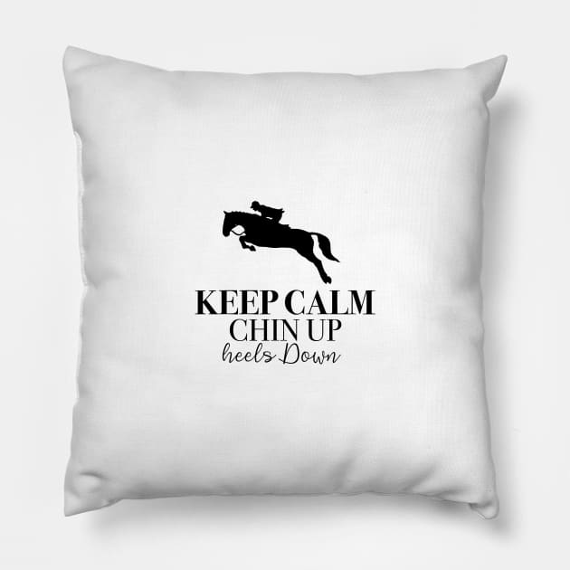 Horse Holic - Heels Down Pillow by Horse Holic