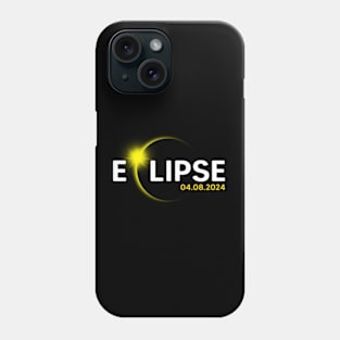 Total Solar Eclipse 2024 Phone Case