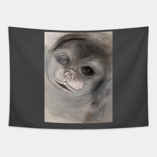 Happy seal Tapestry