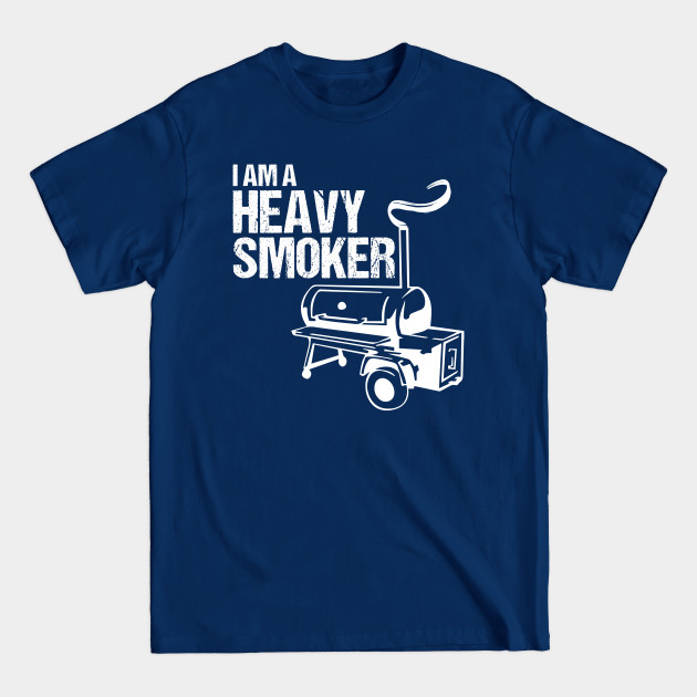 Disover Heavy Smoking Smoker A Pitmaster Grilling Barbecue - Meat Smoking - T-Shirt