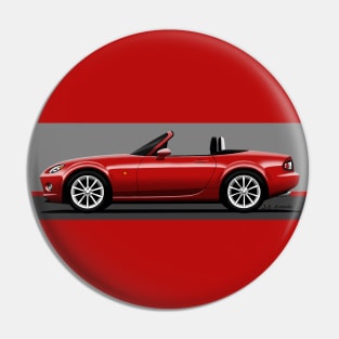 My drawing of the transparent NC 2.0 roadster convertible classic sports car Pin