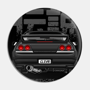 Monster Skyline GTR R33 (Black Obsidian) Pin