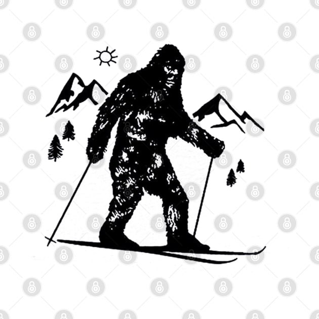 ski bigfoot by BerrymanShop