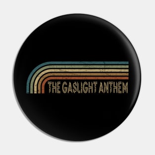 The Gaslight Anthem Retro Stripes Pin